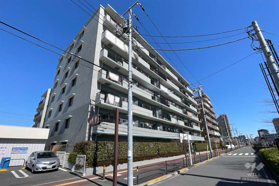 モアステージ北綾瀬の外観（南西側から）
