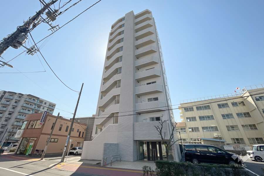 ラアトレ梅島の外観（北西側から）