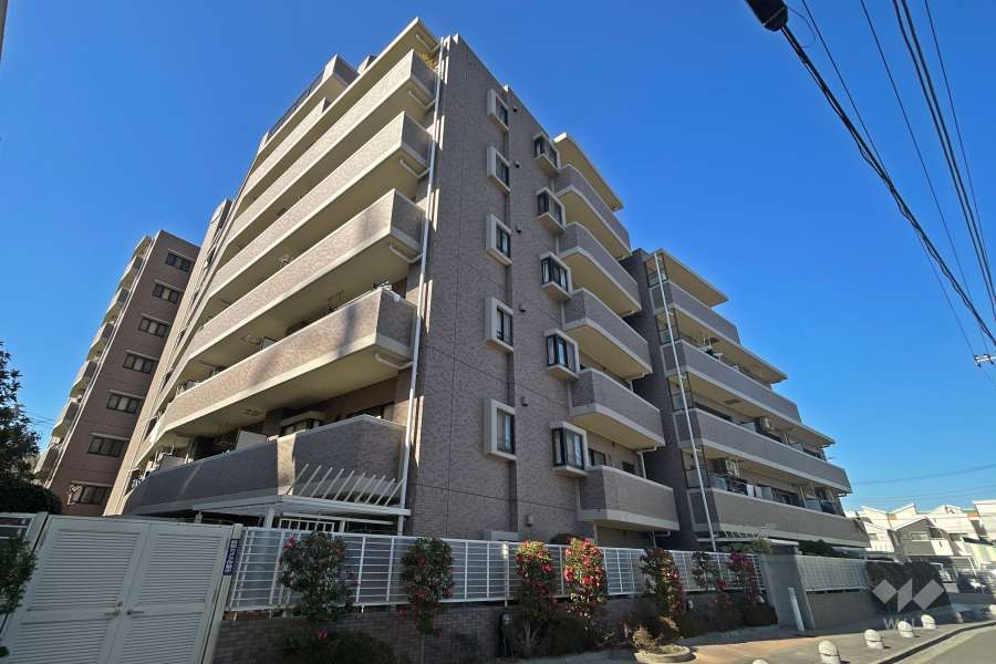 ライオンズマンション梅島中央公園の外観（南東側から）