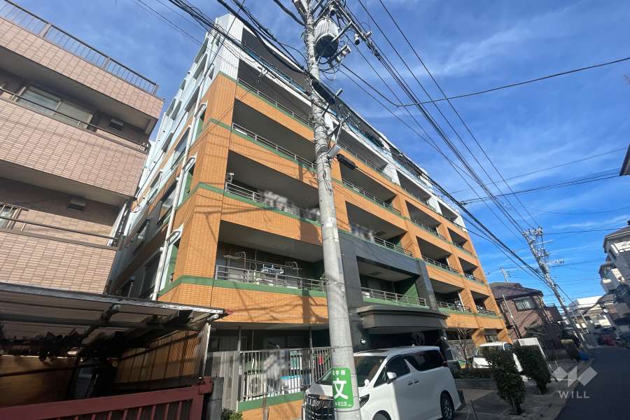 カーサフェリス西新井の外観（南西側から）