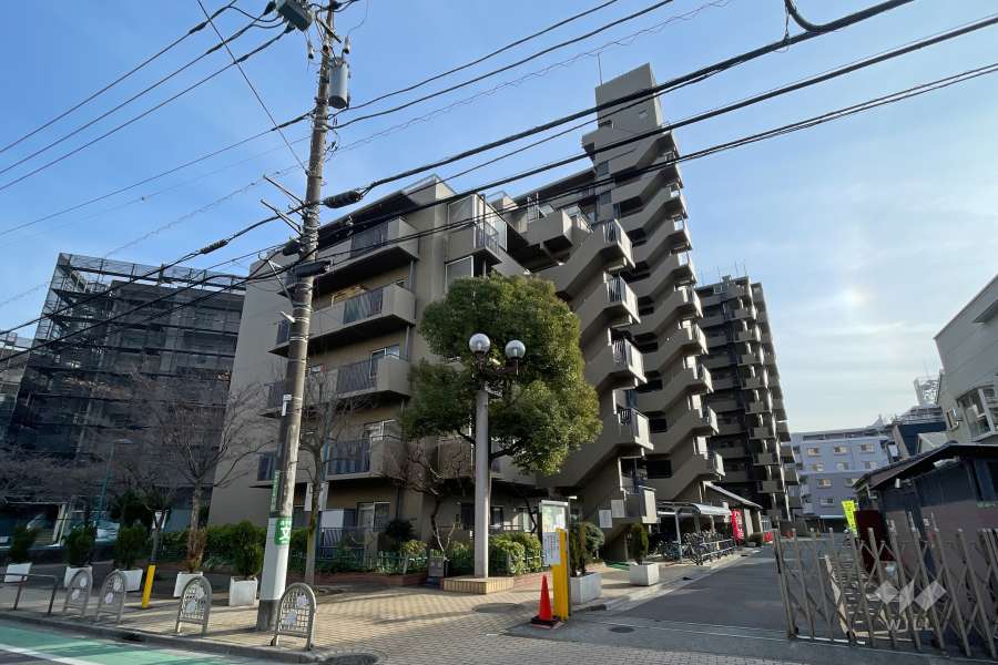 朝日プラザ梅田の外観（北西側から）