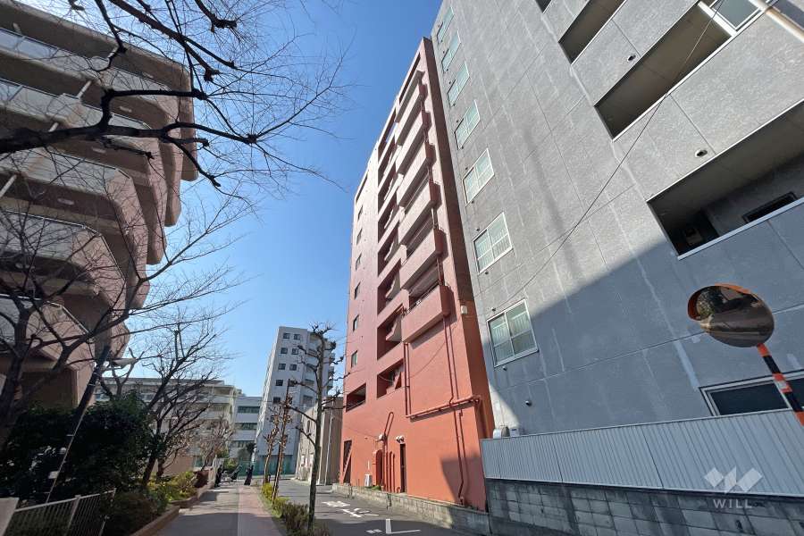 ニシムラ梅島コーポラスの外観（北東側から）