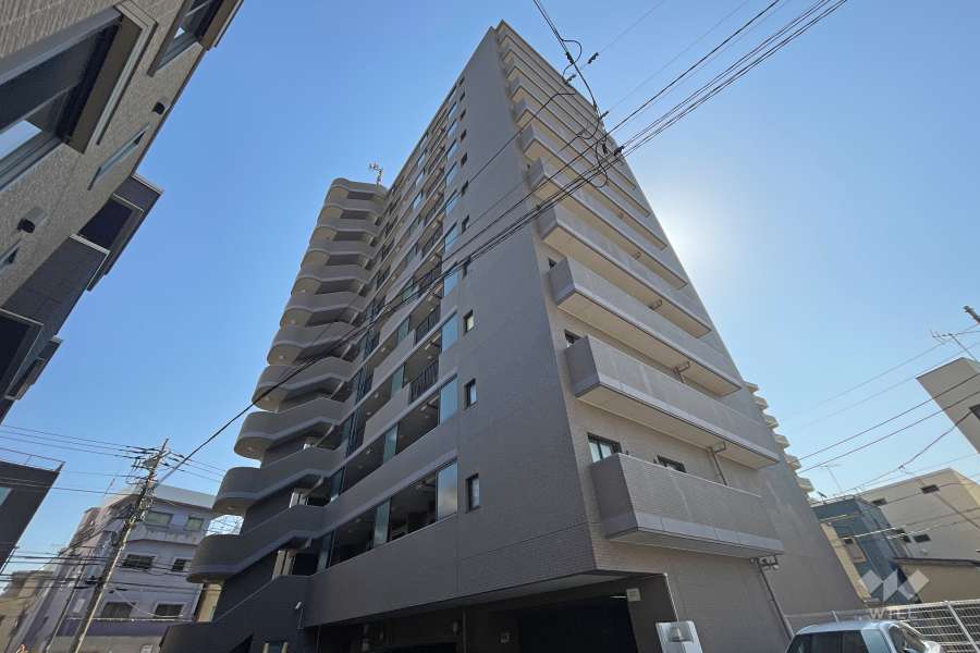 バームステージ梅島の外観（北西側から）