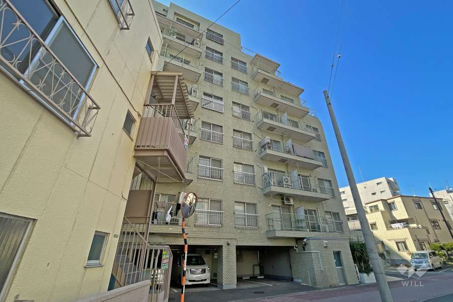 梅島コーポの外観（北東側から）