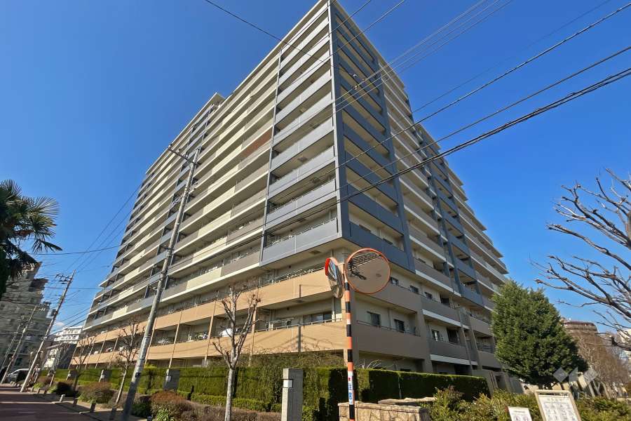 プラウドシティ梅島の外観（南東側から）
