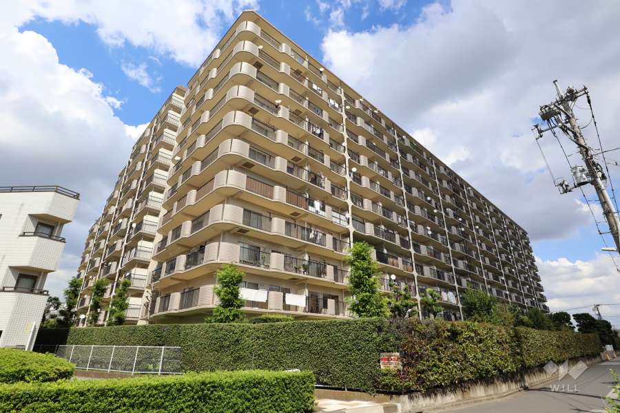 西新井大師扇スカイハイツの外観(南西側から)