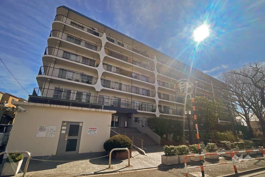 西新井スカイハイツの外観（北西側から）