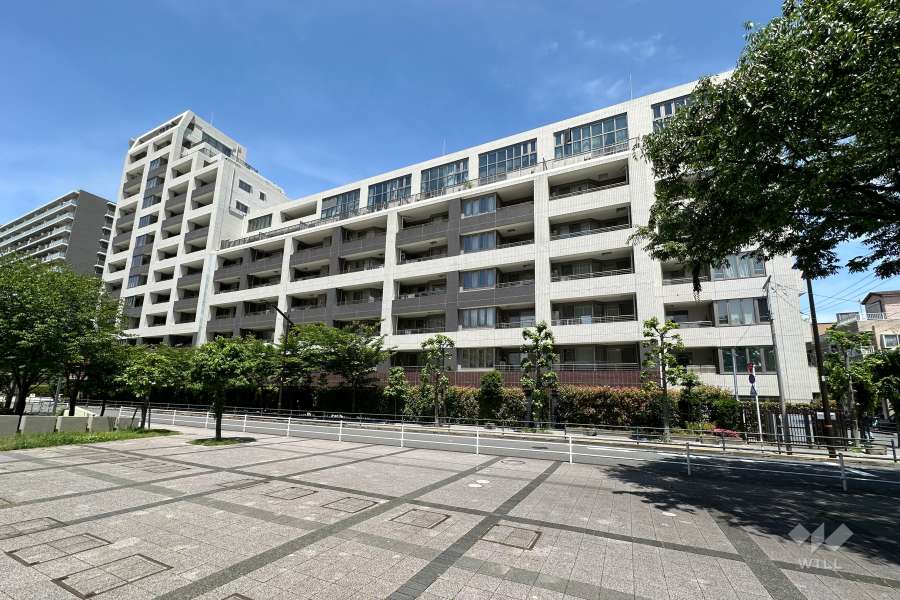 レコシティプライムの外観（南東側から）