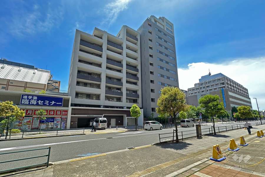 レコシティプライムの外観（北西側から）