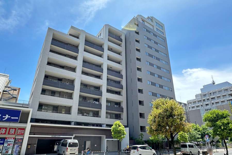 レコシティプライムの外観（北西側から）