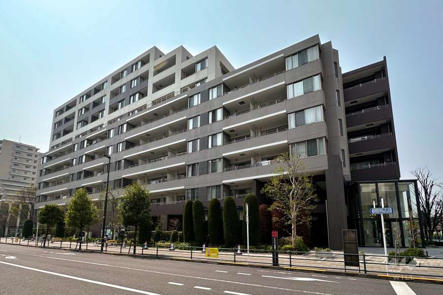 レコシティグランデの外観（北東側から）