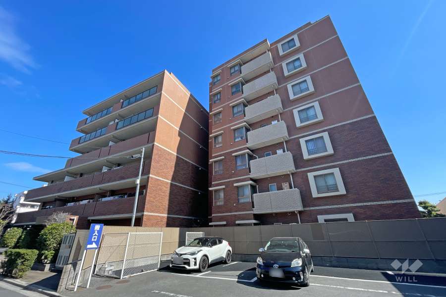 レクセルアベニュー西新井の外観（南西側から）