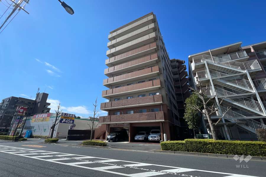 レクセルアベニュー西新井の外観（北東側から）