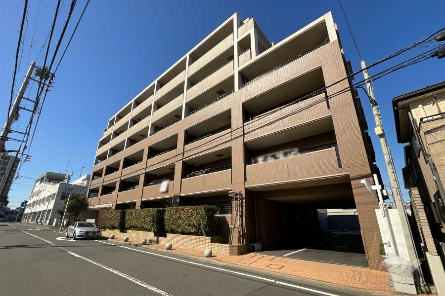 コスモ田端北パークフォルムの外観（南東側から）