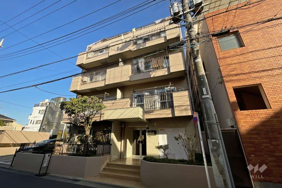 ジャルダン梅島マンションの外観（西側から）