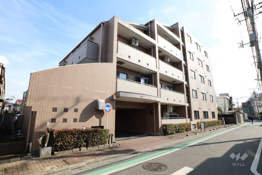 ベルモント梅島の外観（北西側から）