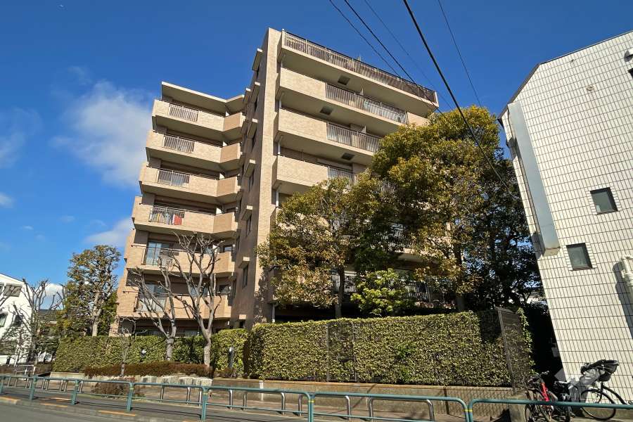 竹の塚パークホームズの外観（南西側から）