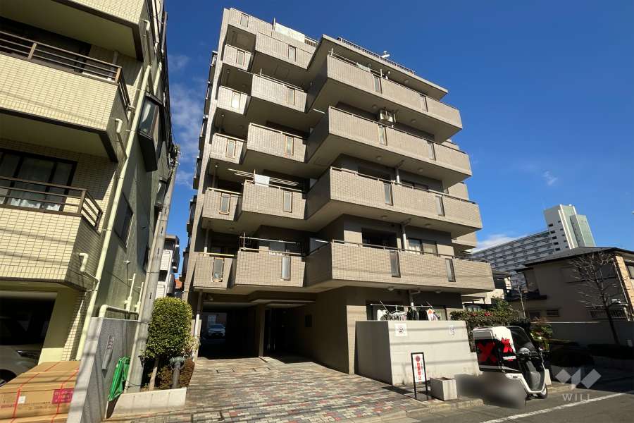 コスモ亀有サウスコートの外観（南西側から）