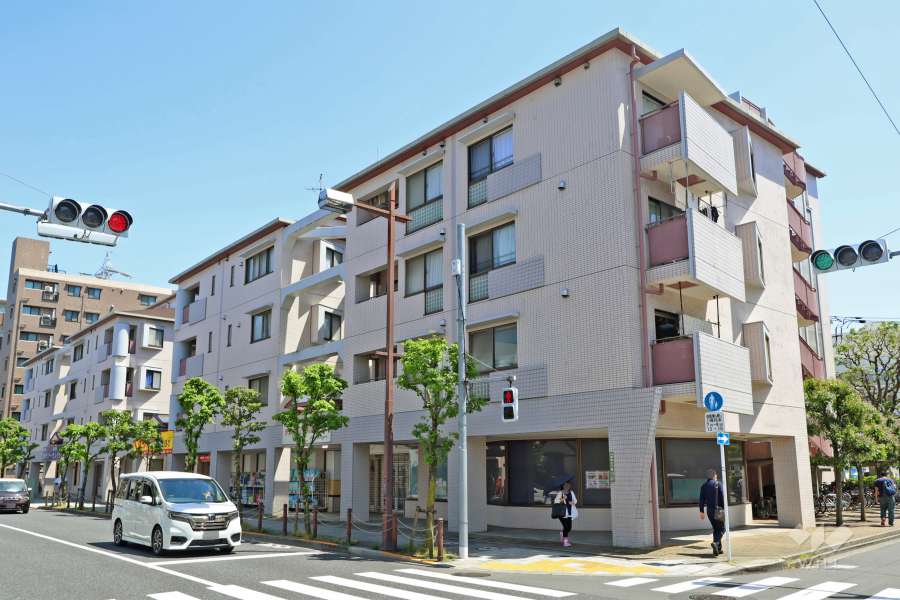 リプル綾瀬の外観（北西側から）