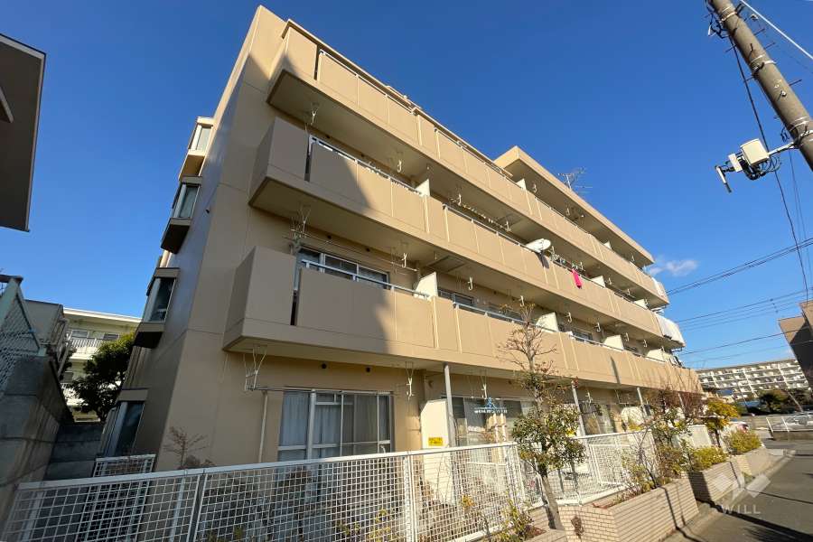 エンゼルハイム神明の外観（南西側から）