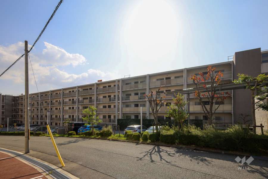 ビューグランデ池田五月丘の外観（北側から）