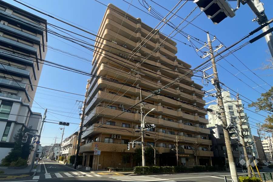 ダイアパレス北綾瀬の外観（南東側から）