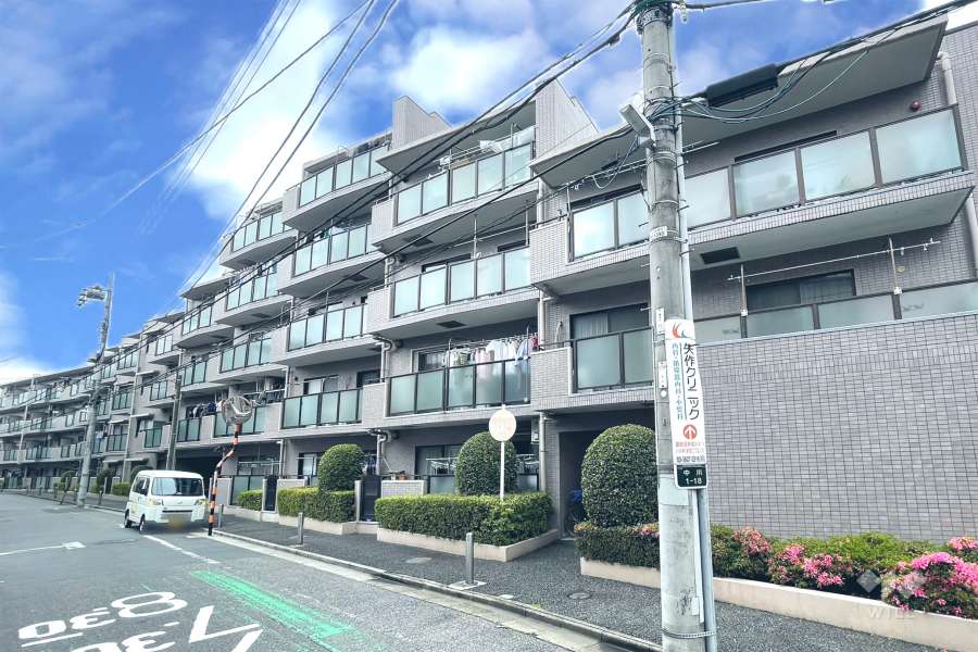 エイジングコート亀有の外観（南東側から）