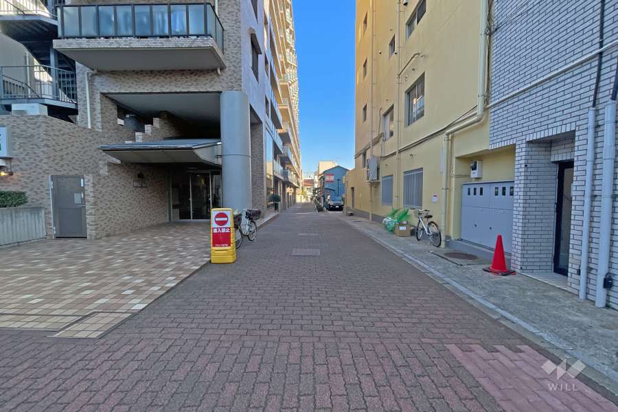駐車場の出入り口