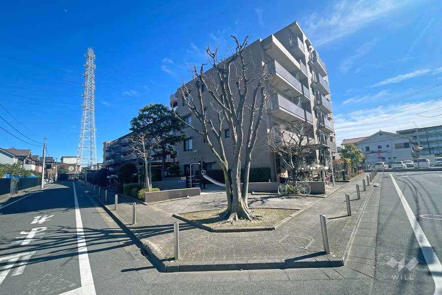 エステスクエア西新井の外観（南西側から）