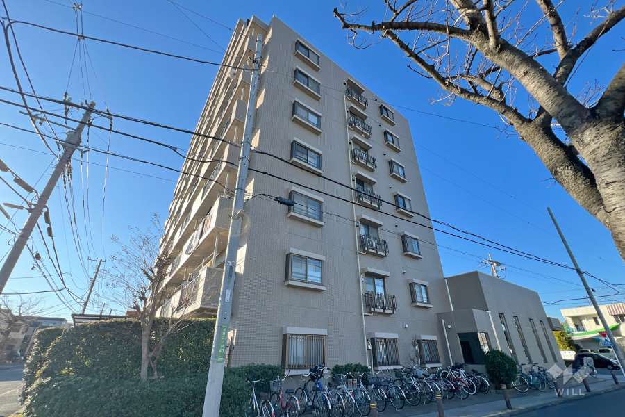 ハイホーム亀有の外観（南東側から）