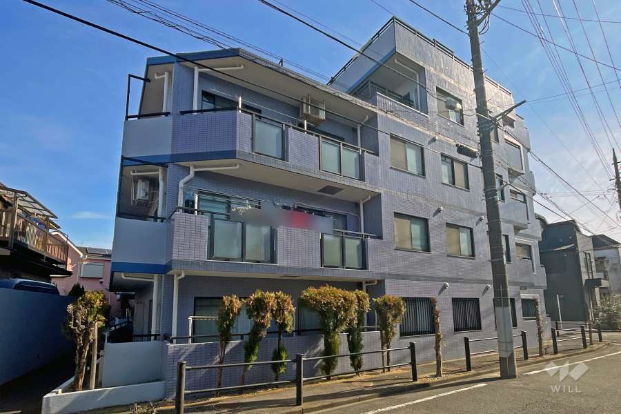 セザール西新井の外観（北西側から）