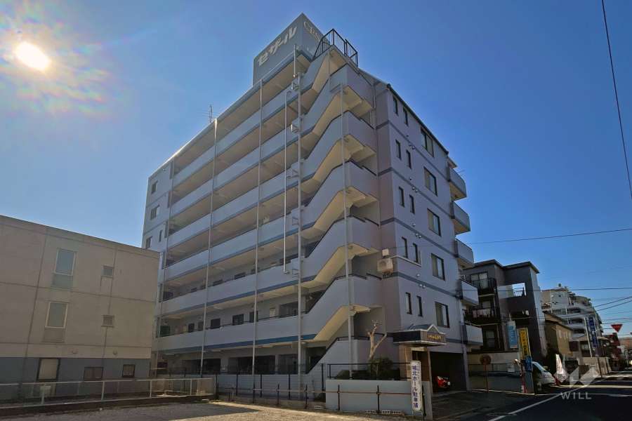 セザール第五綾瀬の外観（北東側から）