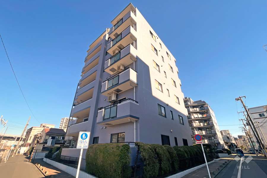 セザール第二北千住の外観（南西側から）