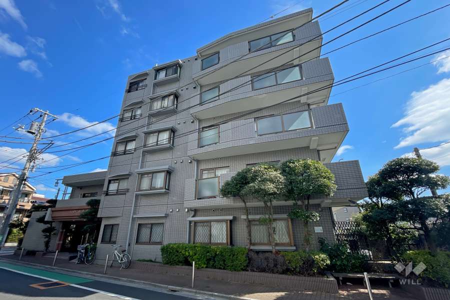 エンゼルハイム竹の塚第3の外観（西側から）