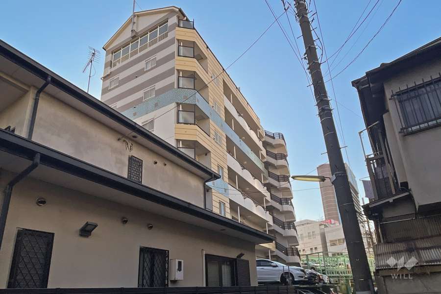 ロワール北千住の外観（北東側から）