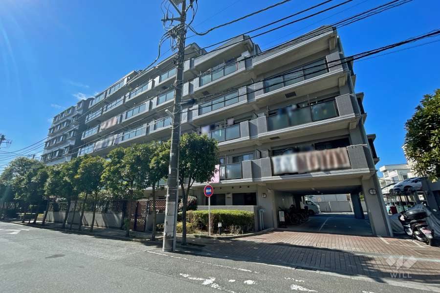 エンゼルハイム竹の塚第5の外観（北東側から）