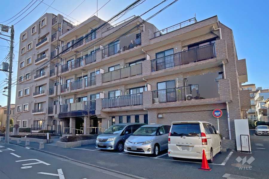 ビューネ北綾瀬の外観（北東側から）