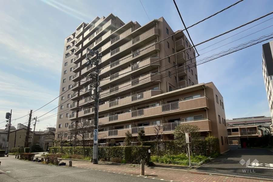 ヴィルヌーブガーデンズ綾瀬の外観（東側から）