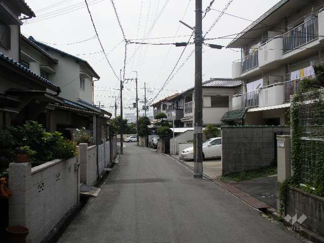 マンションの南側前面道路
