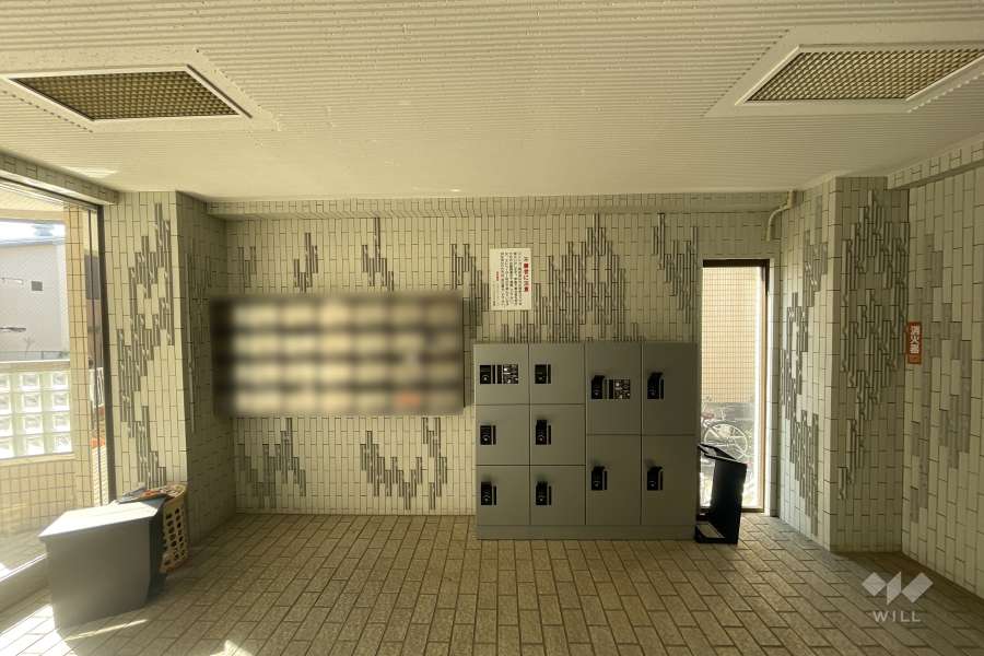 共用ポストと宅配ボックス