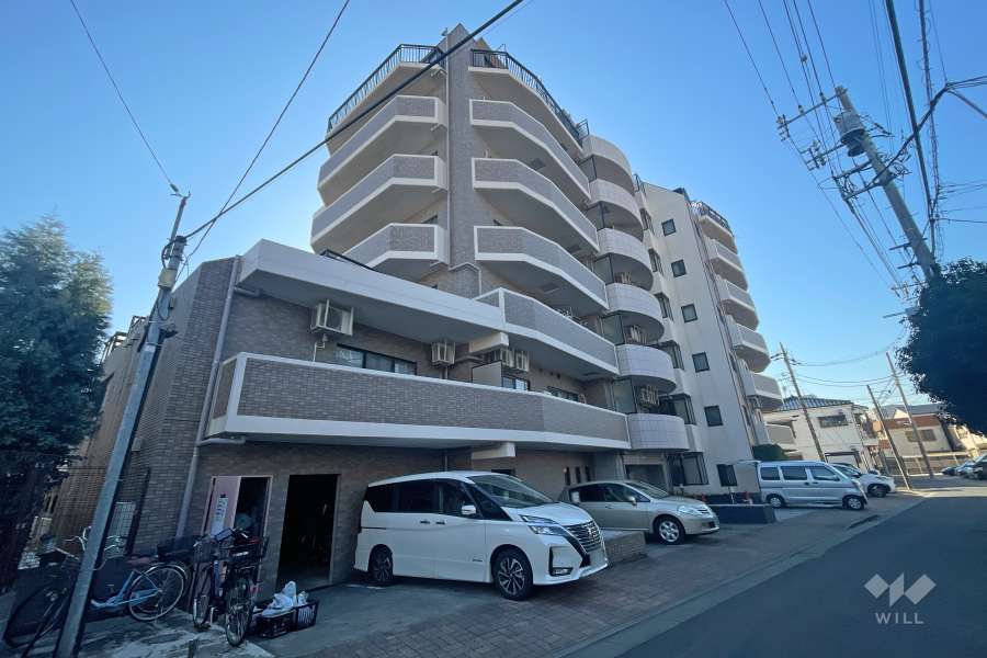 マイキャッスル五反野の外観（北西側から）