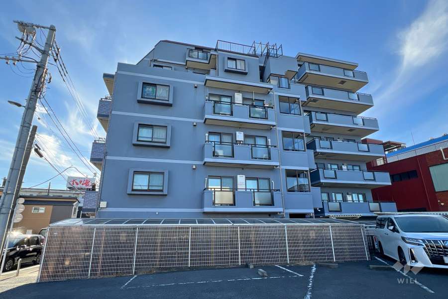 セザール第五五反野の外観（北側から）