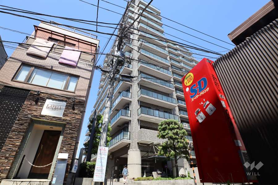 グランフラッツ北千住の外観観(南東側から)