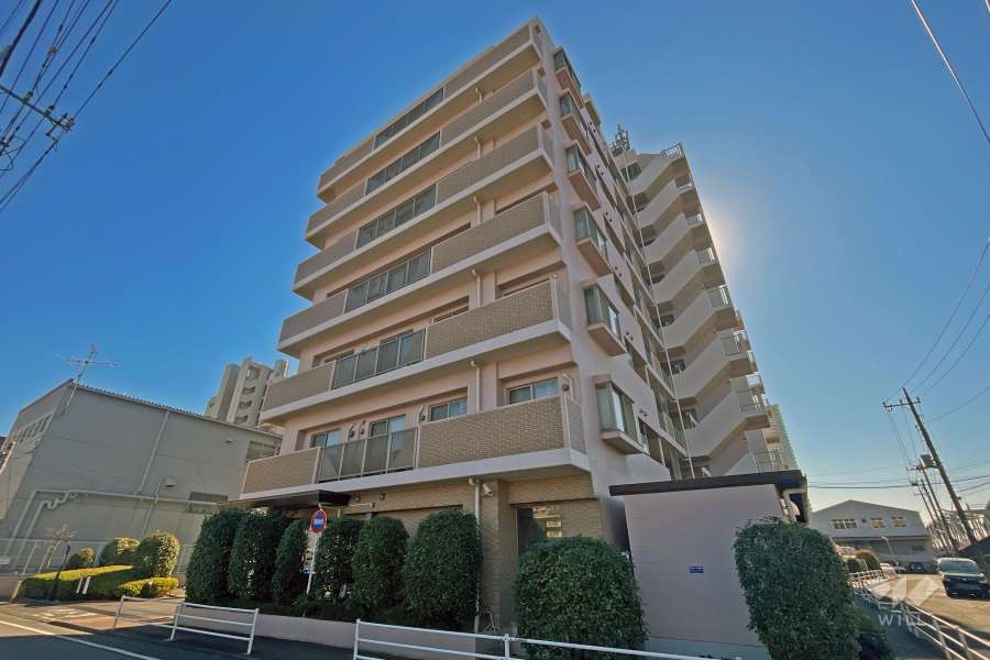 レックス北千住の外観（北西側から）