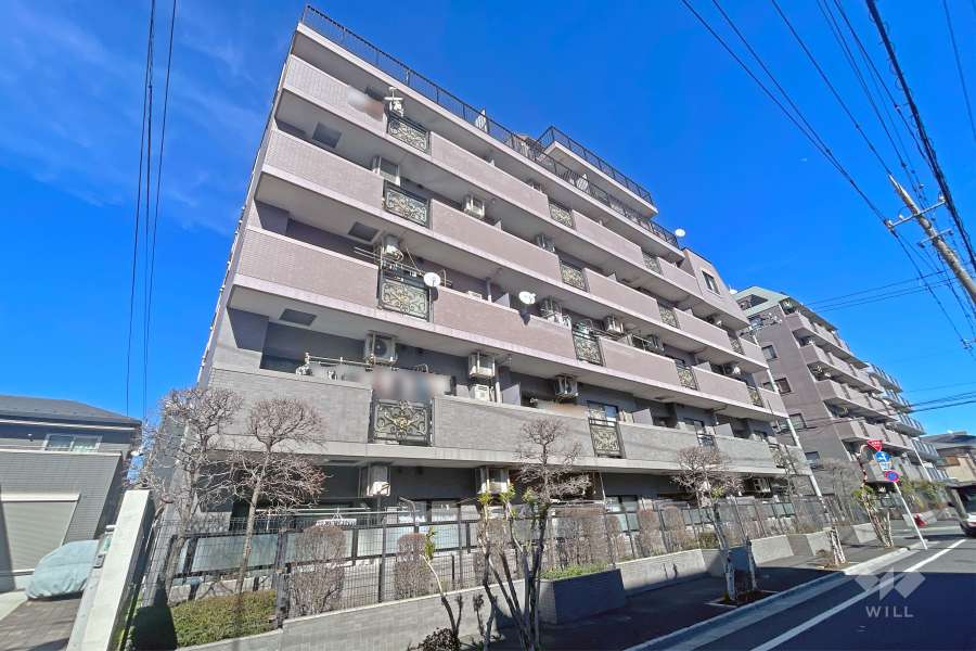 エクメーネ西新井西公園弐番館の外観（南西側から）