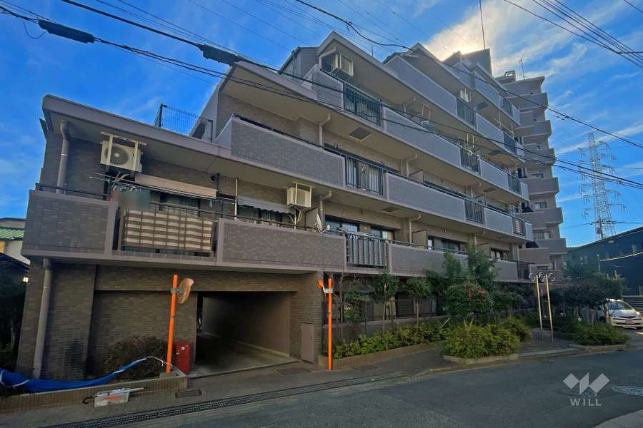 レーベンハイム西新井弐番館の外観（北東側から）