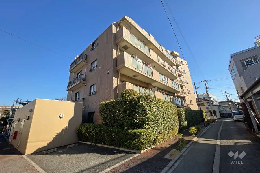 エンゼルハイム北綾瀬の外観（北西側から）