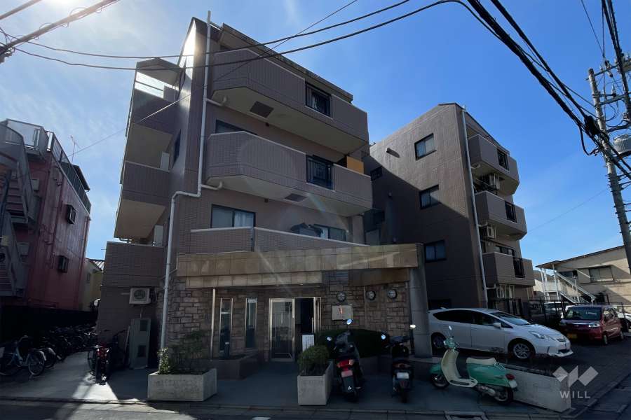 マイキャッスル竹ノ塚2の外観（北側から）