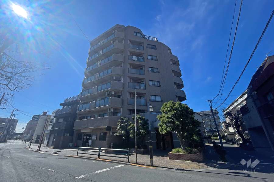 エンゼルハイム西新井大師の外観（北東側から）