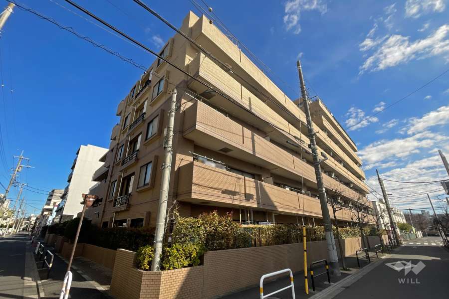 日神パレステージ北綾瀬の外観（南西側から）